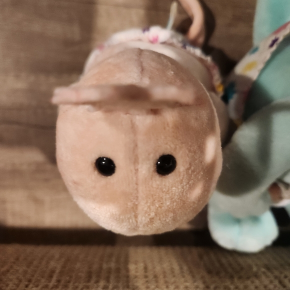 Set of 2 Gund Pink & Teal ZWIBBLE DIBBLE Plush Toys From Late 80s Early 90s - Picture 6 of 15